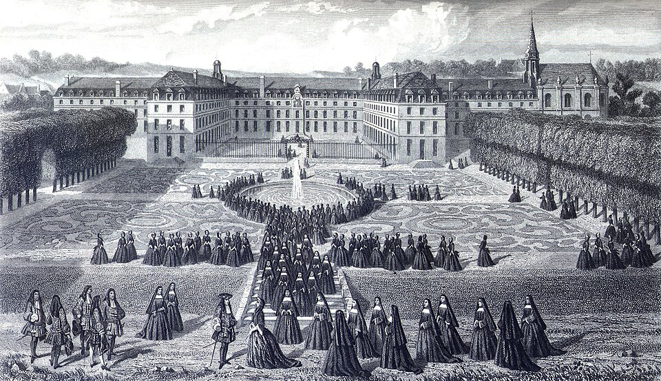 The visit of Louis XIV to Saint-Cyr