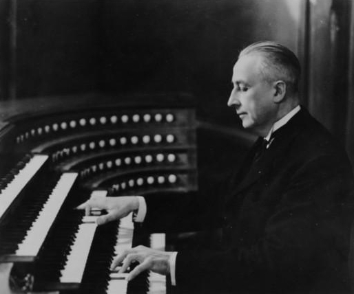 Marcel Dupré at the organ of Saint-Sulpice