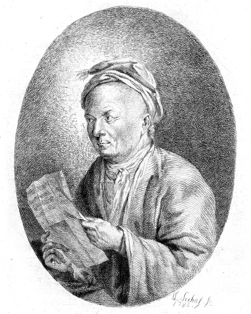 Engraved portrait of Gottfried August Homilius