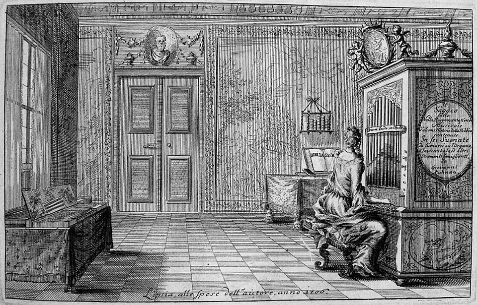 Frontispiece of the Biblical Sonatas
