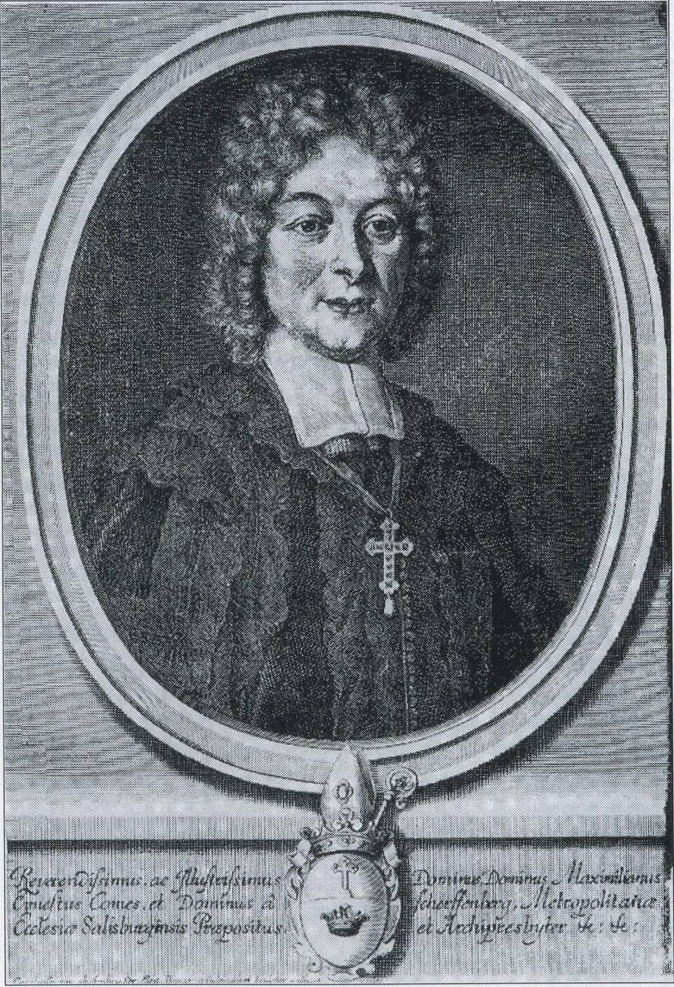 Eighteenth-century print of Georg Muffat