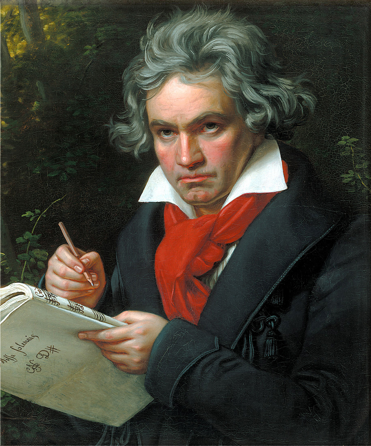 Historical portrait of Ludwig van Beethoven