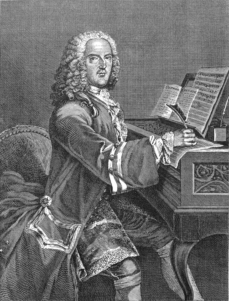 Historical portrait of Louis-Nicolas Clérambault