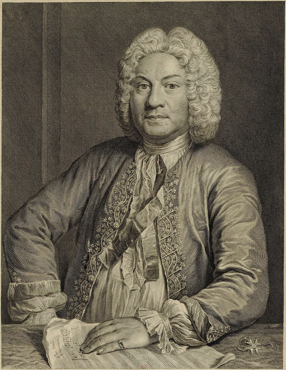 Historical portrait of François Couperin