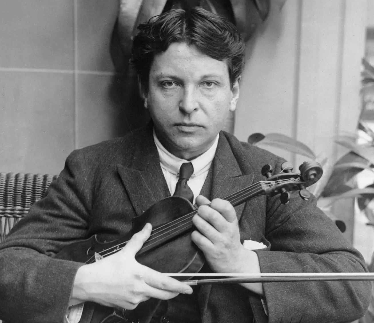 Portrait of George Enescu