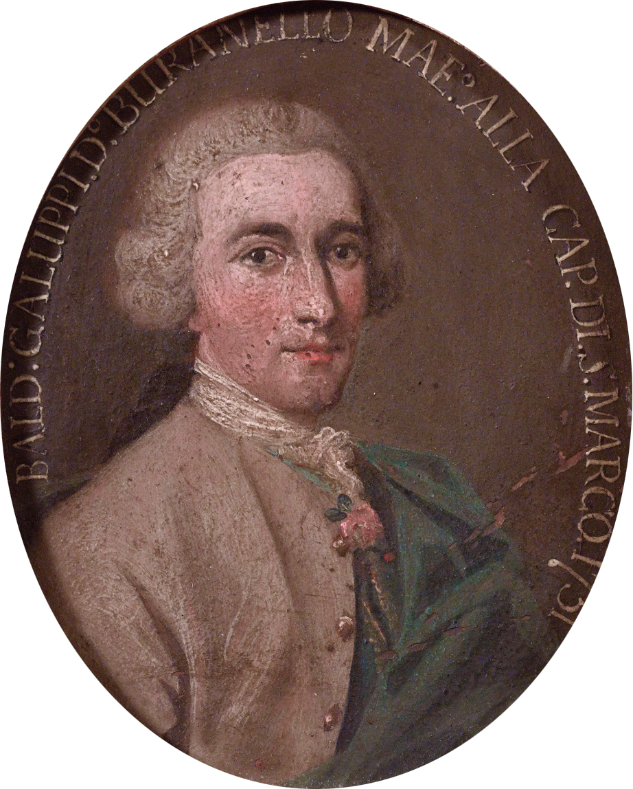 Historical portrait of Baldassare Galuppi
