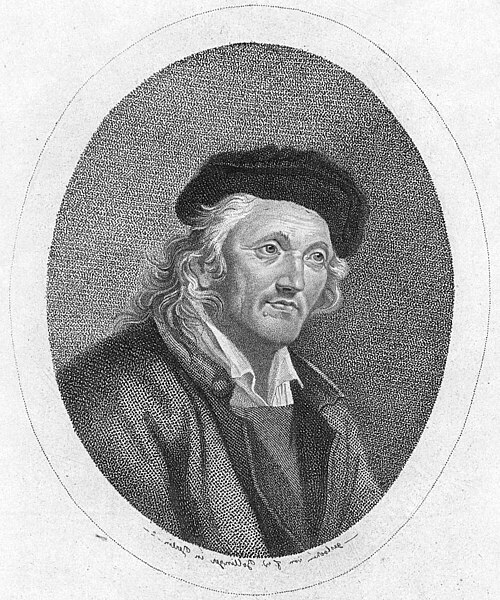 Historical portrait of Johann Philipp Kirnberger