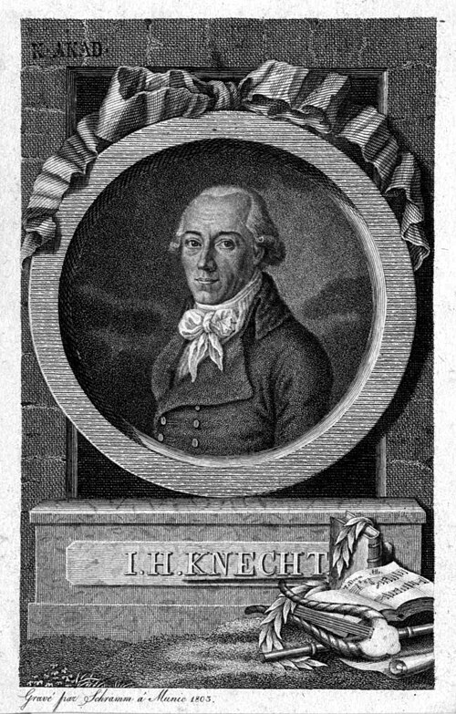 Portrait of Justin Heinrich Knecht
