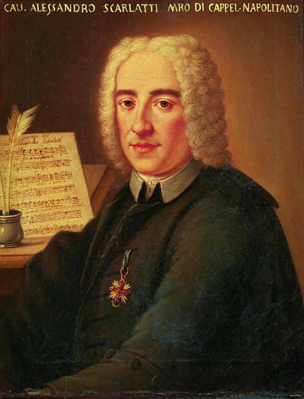 Historical portrait of Alessandro Scarlatti