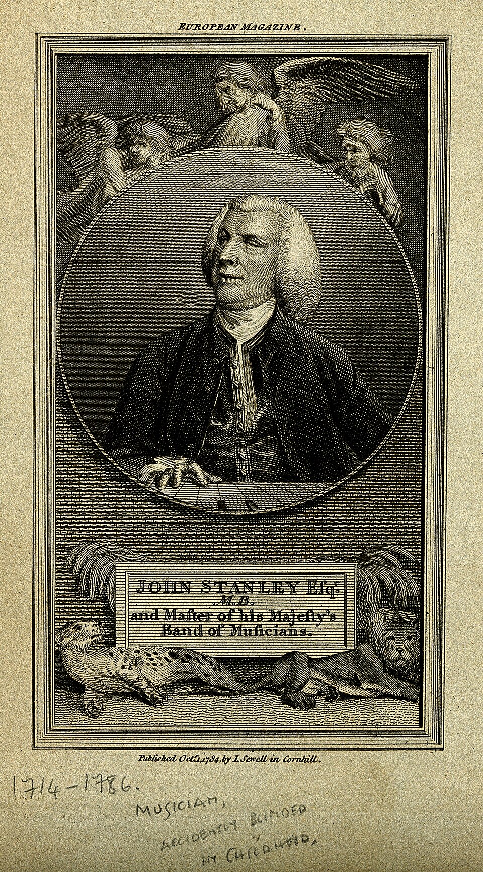 Historical portrait of John Stanley