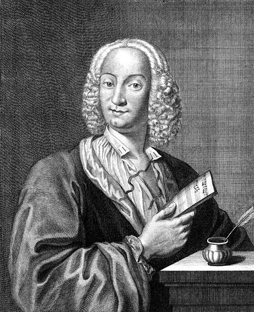 Historical portrait of Antonio Vivaldi