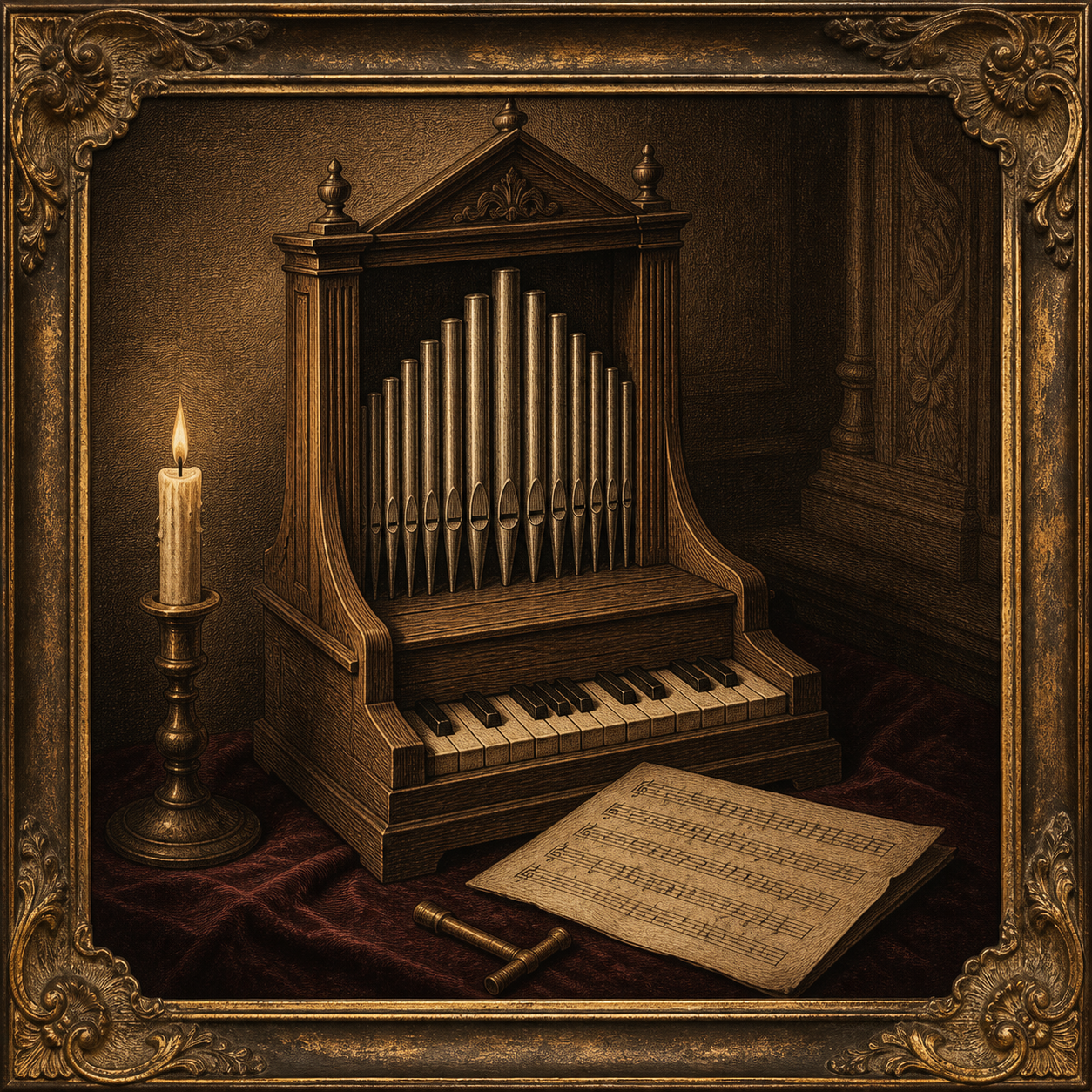 Instrument copperplate
