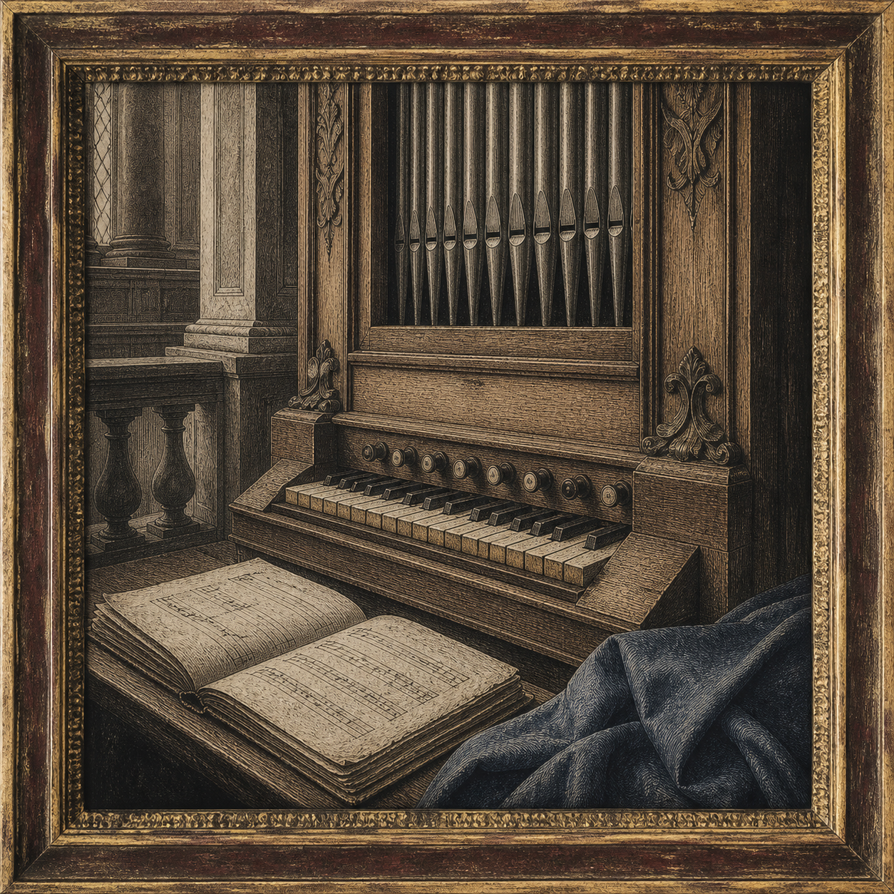 Instrument copperplate