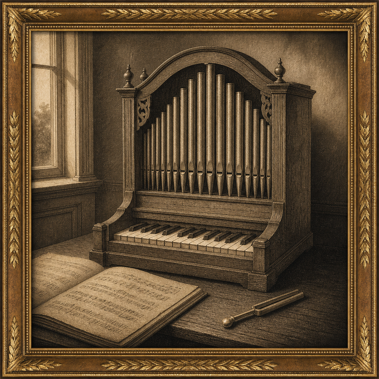 Instrument copperplate