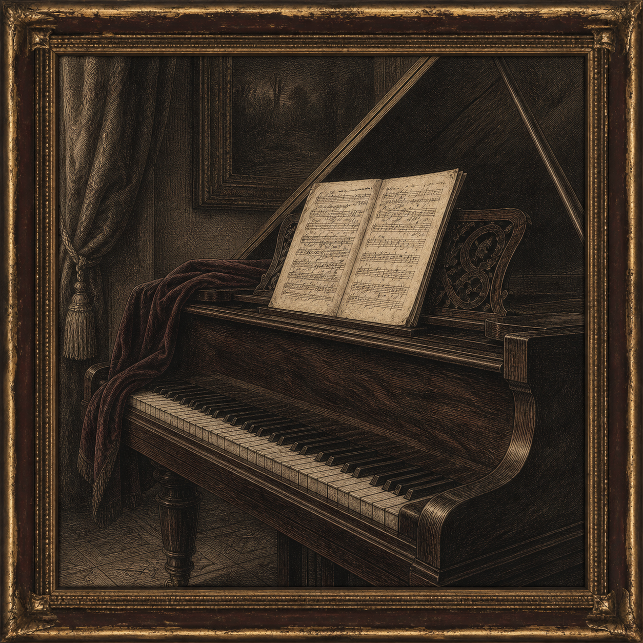 Instrument copperplate
