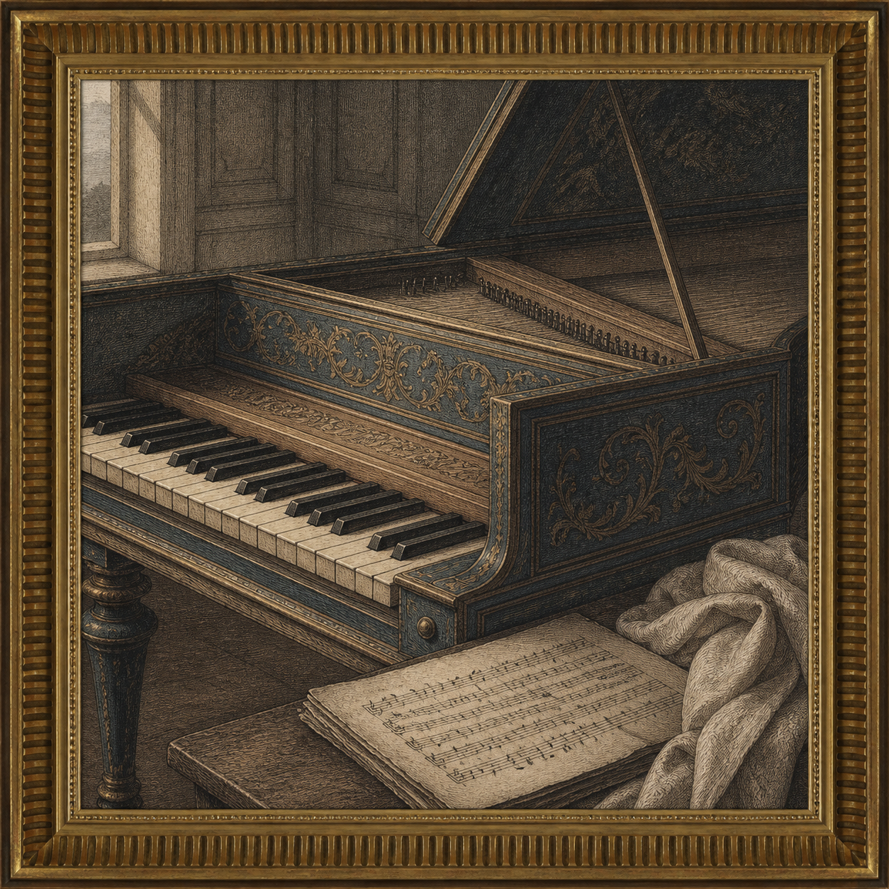 Instrument copperplate