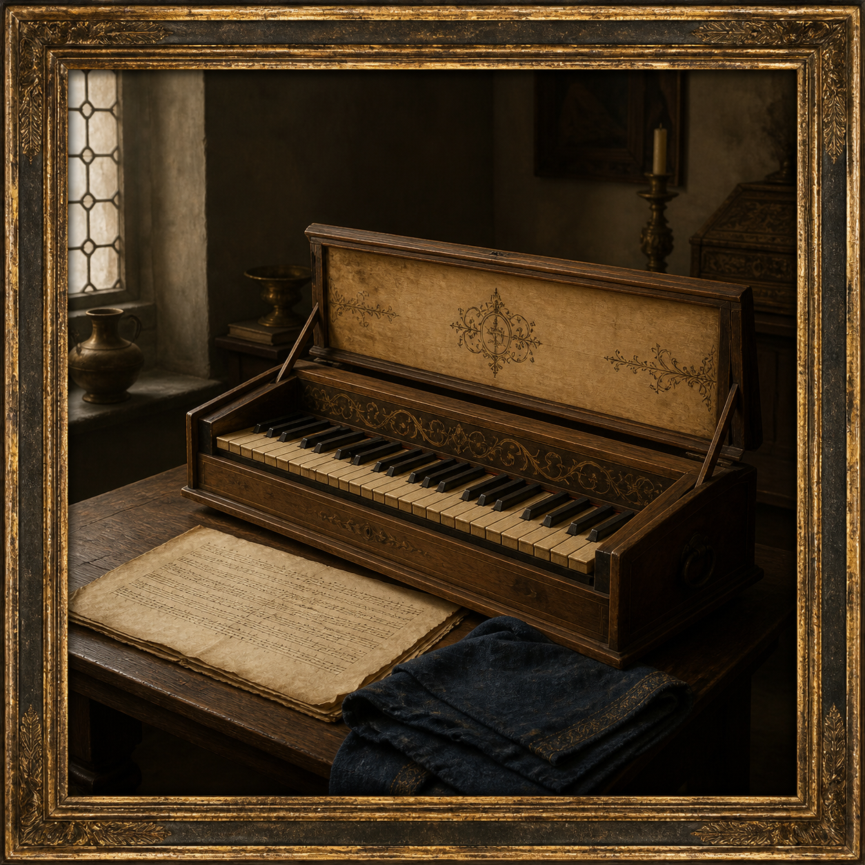 Instrument copperplate