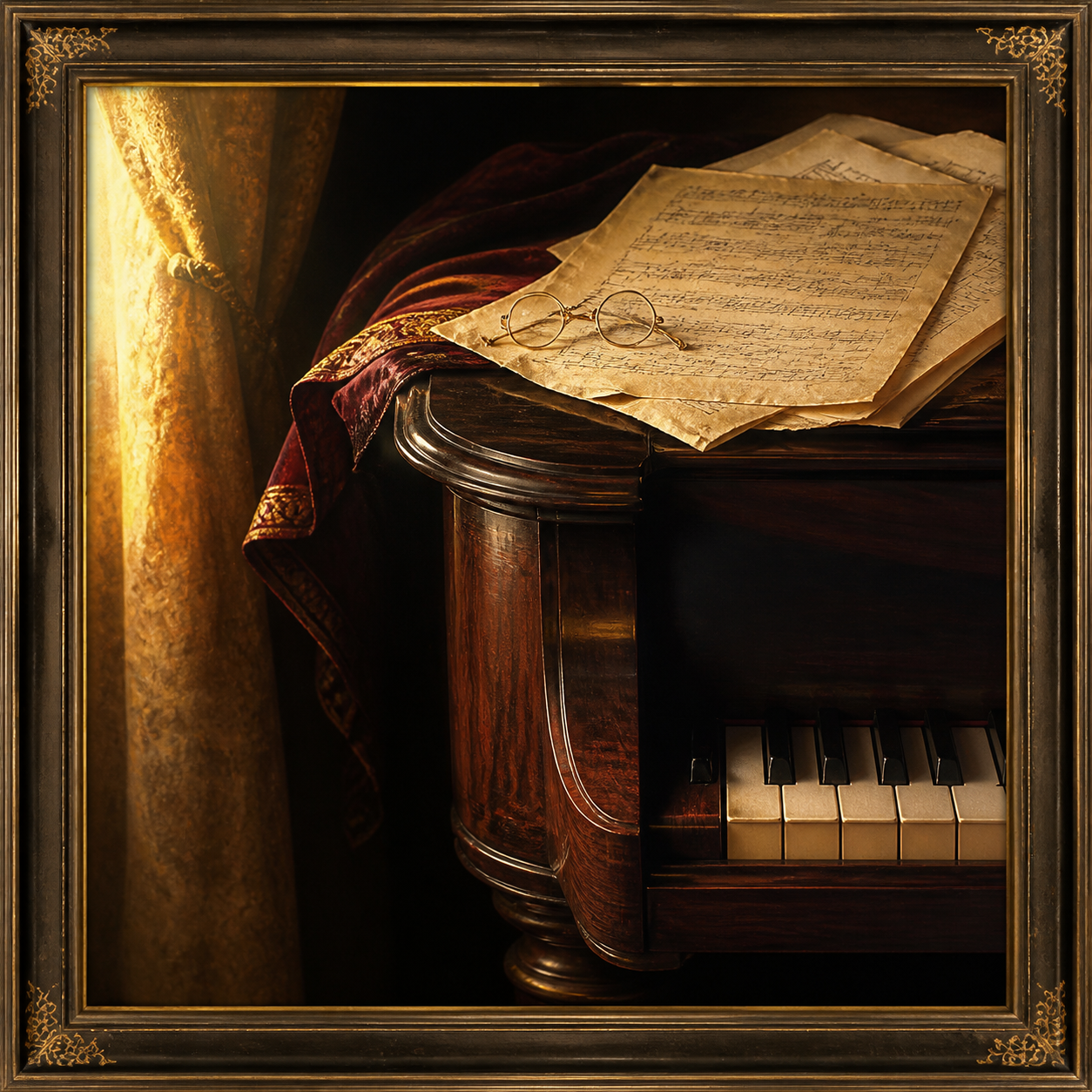 Instrument copperplate