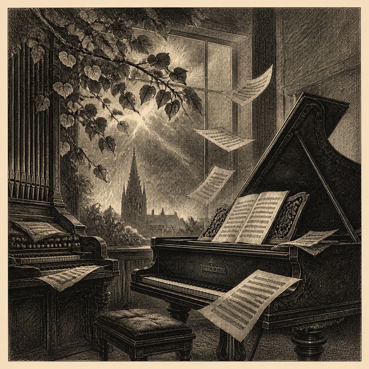 Instrument copperplate